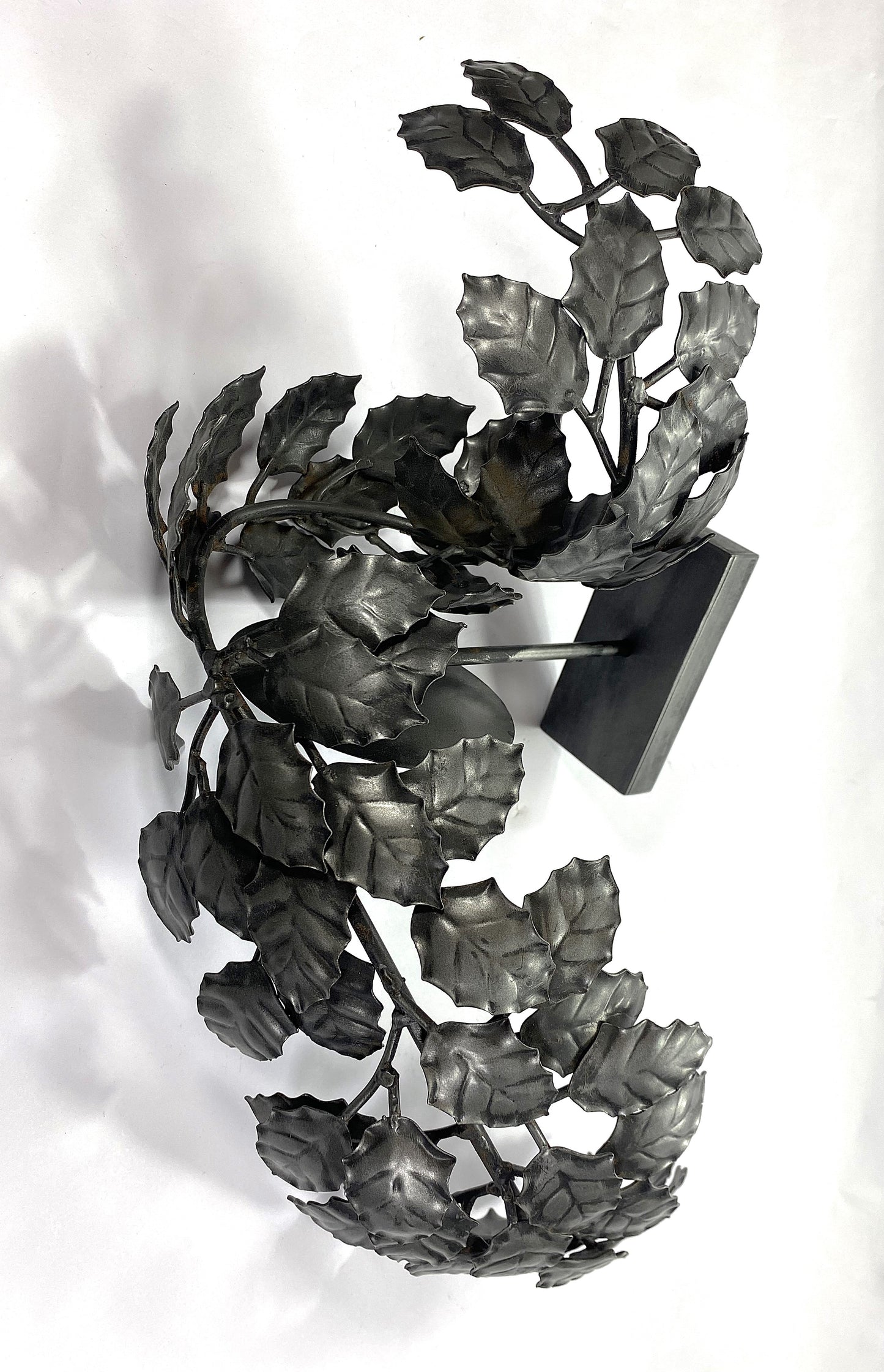 Vintage Metal Leave Sconces