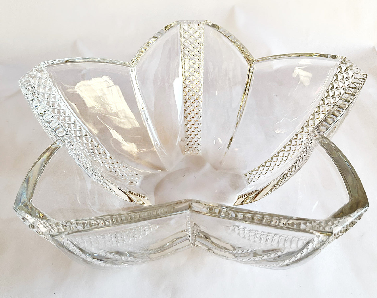 Mikasa 5 Point Crystal Bowl